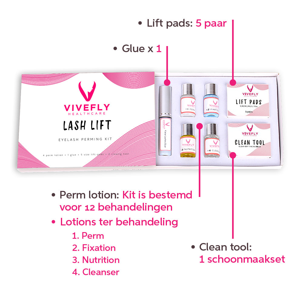 Vivefly Healthcare Lash lift Wimper Groei & Wimperlifting Liftlift set - Vivefly Healthcare